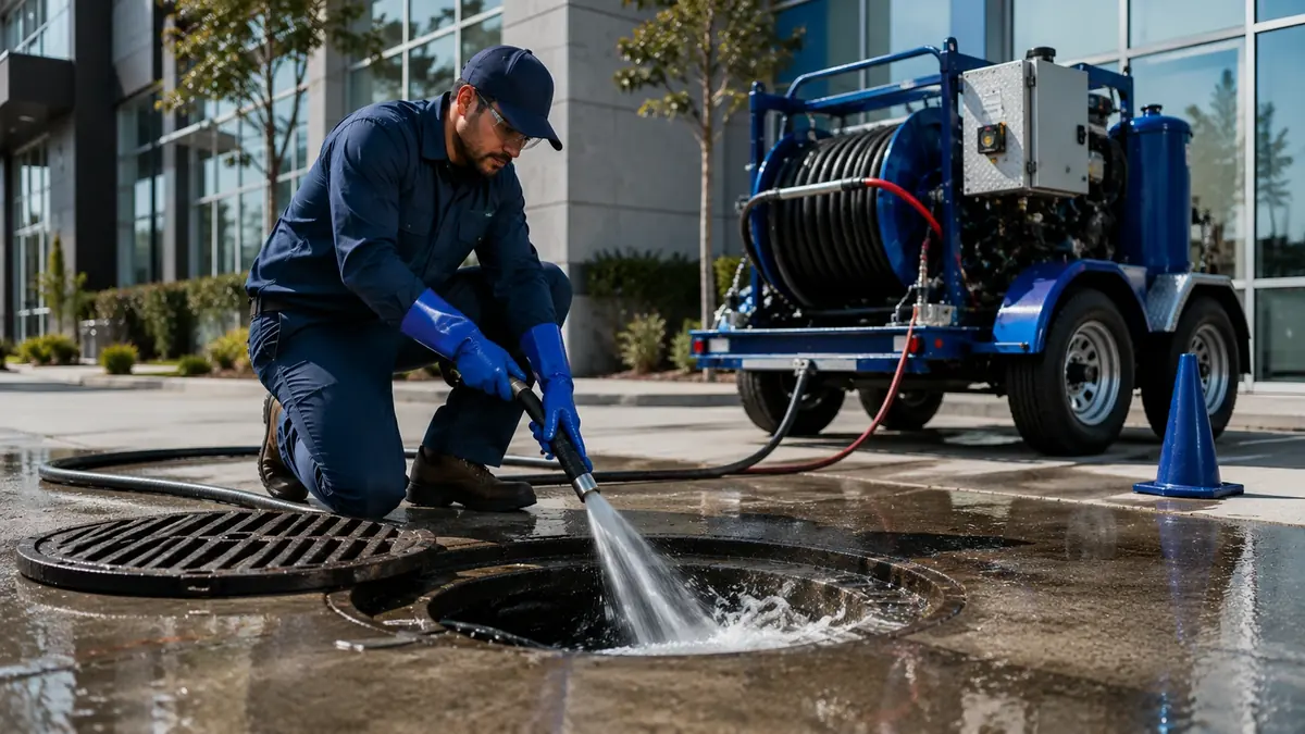 Commercial Hydro Jet Drain Cleaning in Buellton