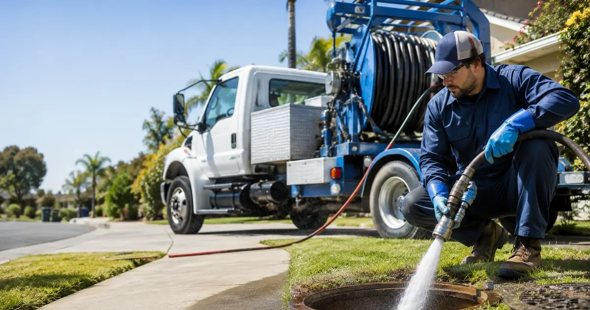 Hydro jet sewer cleaning Buellton