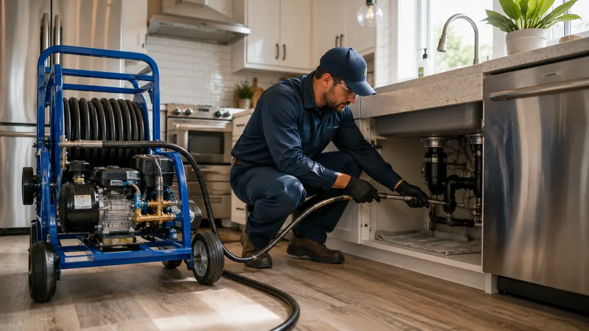 Kitchen Drain Hydro Jetting in Buellton