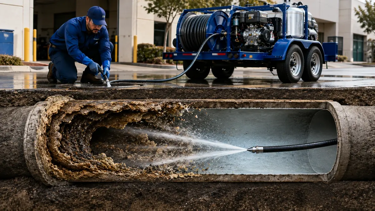Sewer Pipe Descaling in Buellton